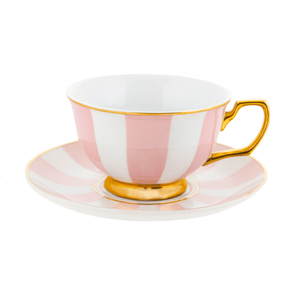 Teacup Blush Stripes