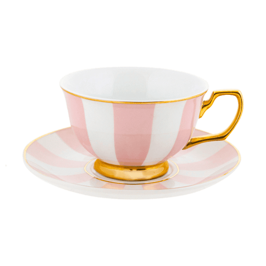 Teacup Blush Stripes