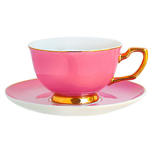 Teacup & Saucer Candy Pink