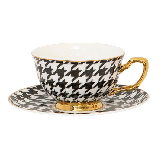 Teacup Houndstooth - Cristina Re Design