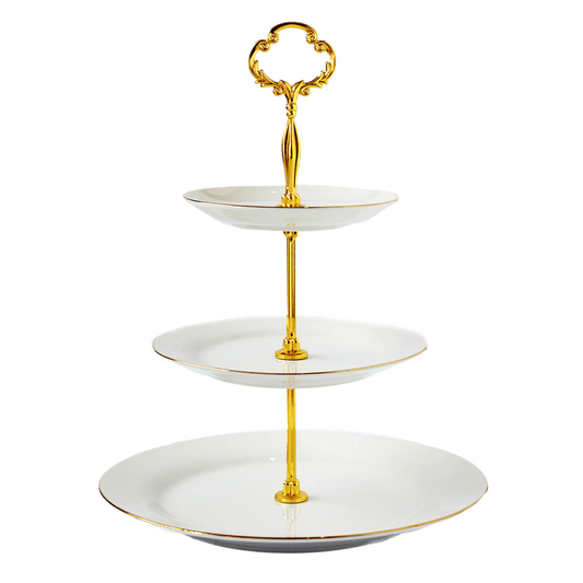 3 Tier Cake Stand Ivory - Cristina Re Designs