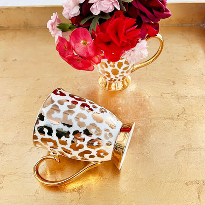 Mug Louis Leopard Gold