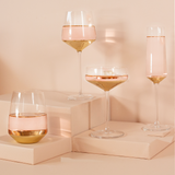 Wine Glass Estelle Gold Set of 2